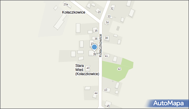 Kołaczkowice, Kołaczkowice, 39, mapa Kołaczkowice