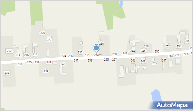 Kołaczkowice, Kołaczkowice, 234, mapa Kołaczkowice