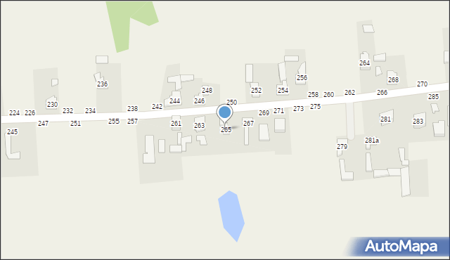 Kołaczkowice, Kołaczkowice, 265, mapa Kołaczkowice