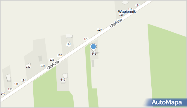 Kołaczkowice, Kołaczkowice, 341, mapa Kołaczkowice