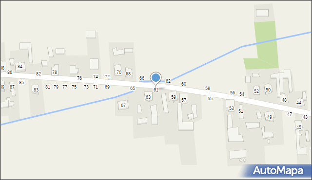 Kołaczkowice, Kołaczkowice, 61, mapa Kołaczkowice