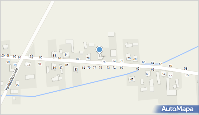 Kołaczkowice, Kołaczkowice, 80, mapa Kołaczkowice