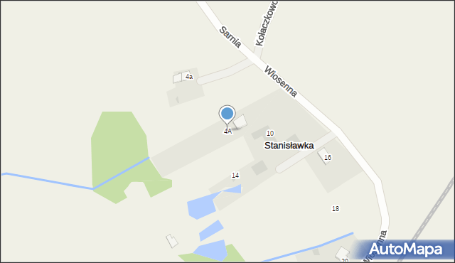 Kołaczkowo, Kołaczkowo, 4A, mapa Kołaczkowo