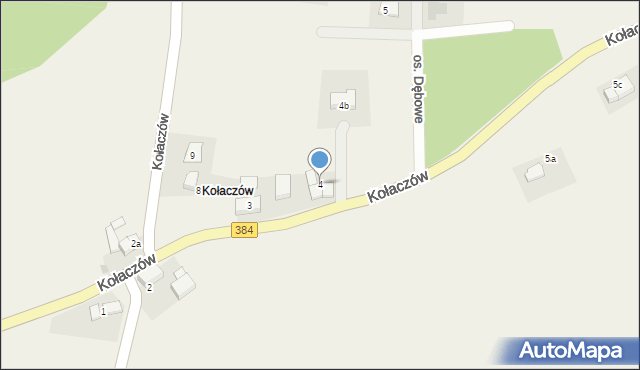 Kołaczów, Kołaczów, 4, mapa Kołaczów