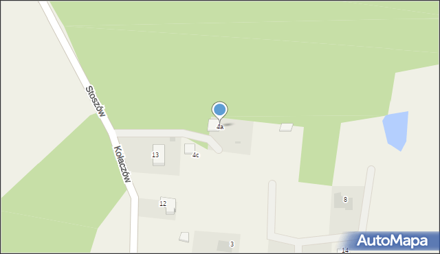 Kołaczów, Kołaczów, 4a, mapa Kołaczów