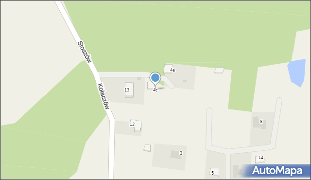 Kołaczów, Kołaczów, 4c, mapa Kołaczów