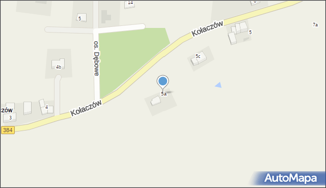 Kołaczów, Kołaczów, 5a, mapa Kołaczów