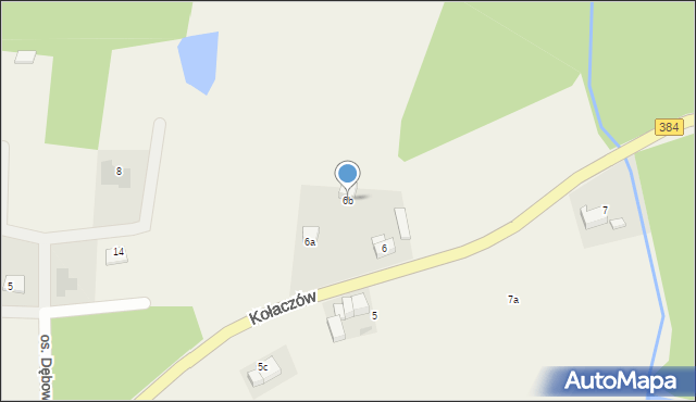 Kołaczów, Kołaczów, 6b, mapa Kołaczów