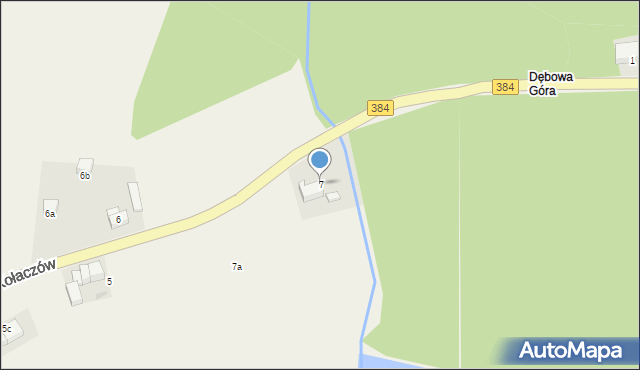 Kołaczów, Kołaczów, 7, mapa Kołaczów