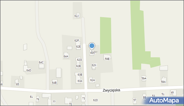 Kołaków, Kołaków, 62C, mapa Kołaków