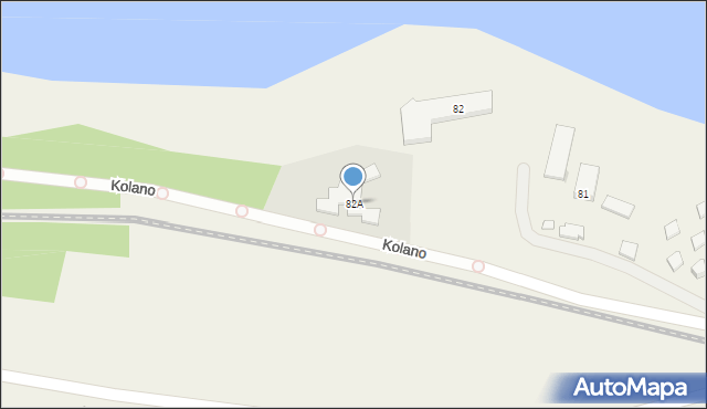 Kolano, Kolano, 82A, mapa Kolano