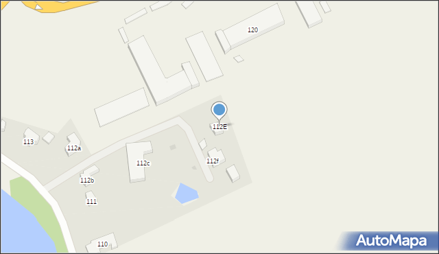 Kołbaskowo, Kołbaskowo, 112E, mapa Kołbaskowo