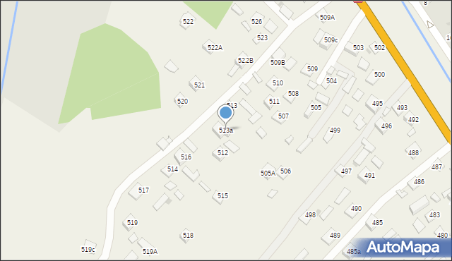 Kolbuszowa Górna, Kolbuszowa Górna, 513a, mapa Kolbuszowa Górna