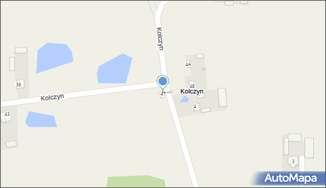 Kolczyn, Kolczyn, 47, mapa Kolczyn