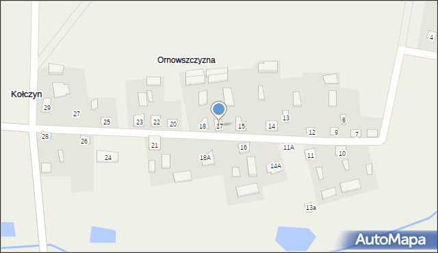 Kołczyn, Kołczyn, 17, mapa Kołczyn