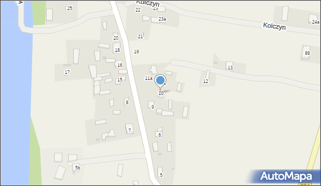 Kolczyn, Kolczyn, 10, mapa Kolczyn