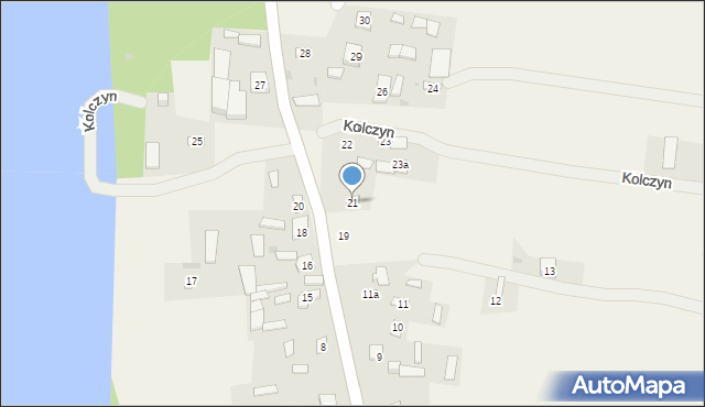 Kolczyn, Kolczyn, 21, mapa Kolczyn