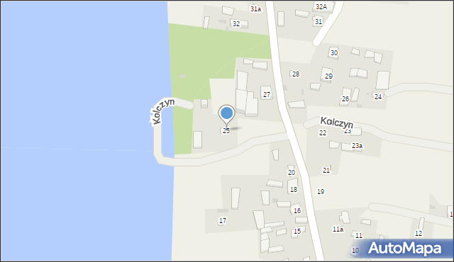 Kolczyn, Kolczyn, 25, mapa Kolczyn