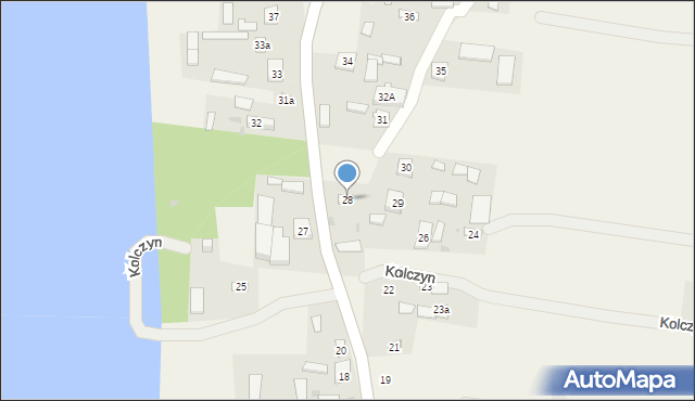 Kolczyn, Kolczyn, 28, mapa Kolczyn