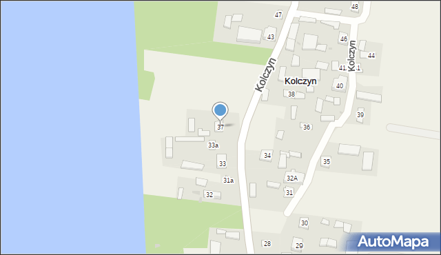Kolczyn, Kolczyn, 37, mapa Kolczyn