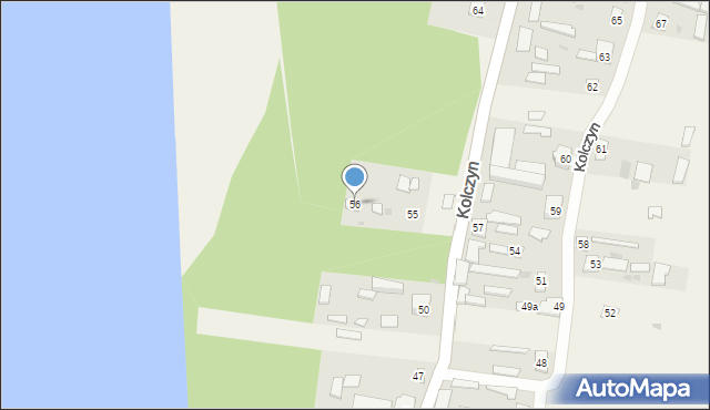 Kolczyn, Kolczyn, 56, mapa Kolczyn