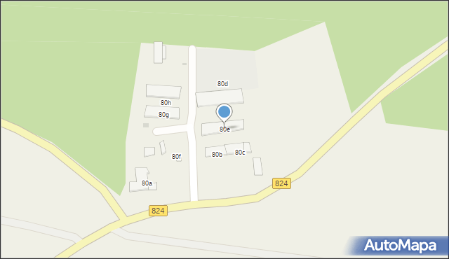 Kolczyn, Kolczyn, 80e, mapa Kolczyn
