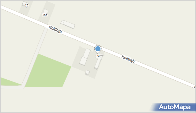 Kołdrąb, Kołdrąb, 24, mapa Kołdrąb