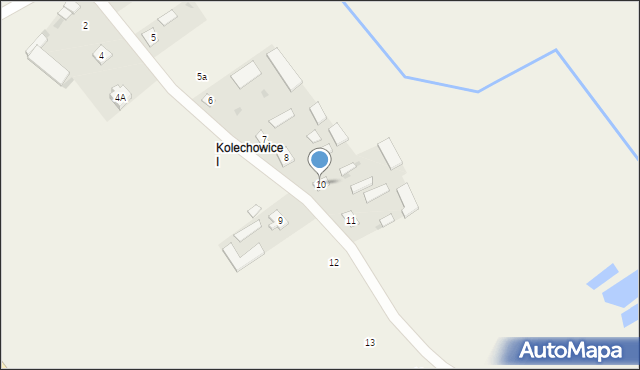 Kolechowice, Kolechowice, 10, mapa Kolechowice