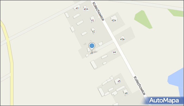 Kolechowice, Kolechowice, 43, mapa Kolechowice