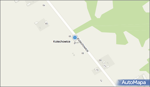 Kolechowice, Kolechowice, 67, mapa Kolechowice