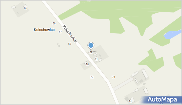 Kolechowice, Kolechowice, 69, mapa Kolechowice