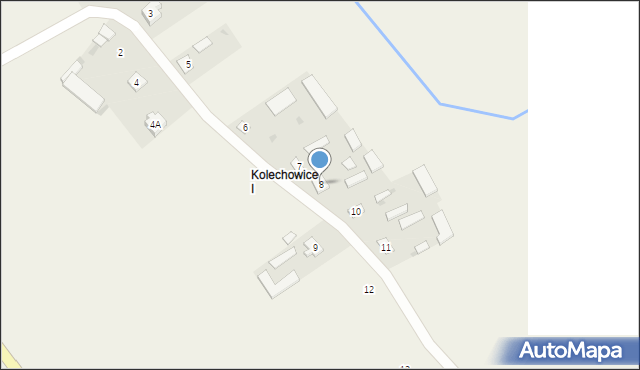 Kolechowice, Kolechowice, 8, mapa Kolechowice