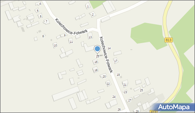 Kolechowice-Folwark, Kolechowice-Folwark, 15, mapa Kolechowice-Folwark