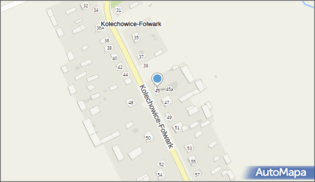 Kolechowice-Folwark, Kolechowice-Folwark, 45, mapa Kolechowice-Folwark