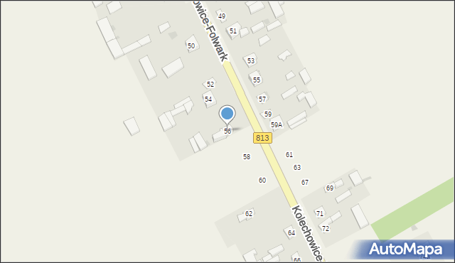 Kolechowice-Folwark, Kolechowice-Folwark, 56, mapa Kolechowice-Folwark