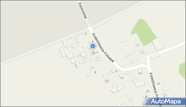 Kolechowice-Folwark, Kolechowice-Folwark, 6, mapa Kolechowice-Folwark