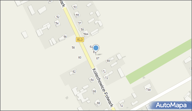 Kolechowice-Folwark, Kolechowice-Folwark, 65, mapa Kolechowice-Folwark