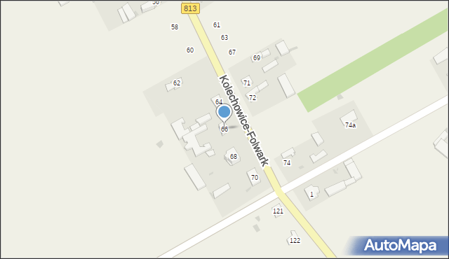 Kolechowice-Folwark, Kolechowice-Folwark, 66, mapa Kolechowice-Folwark