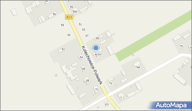 Kolechowice-Folwark, Kolechowice-Folwark, 72, mapa Kolechowice-Folwark