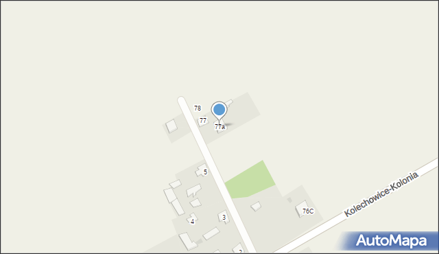 Kolechowice-Folwark, Kolechowice-Folwark, 77a, mapa Kolechowice-Folwark