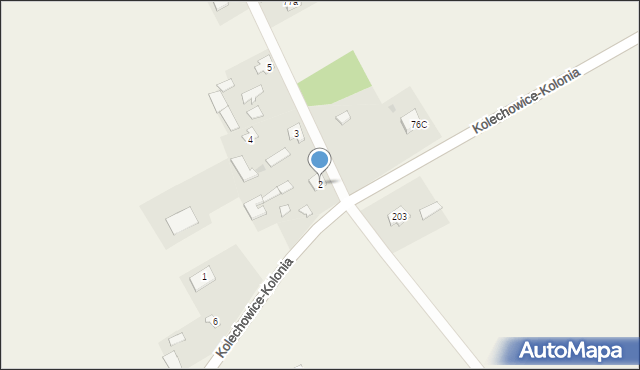 Kolechowice-Kolonia, Kolechowice-Kolonia, 2, mapa Kolechowice-Kolonia