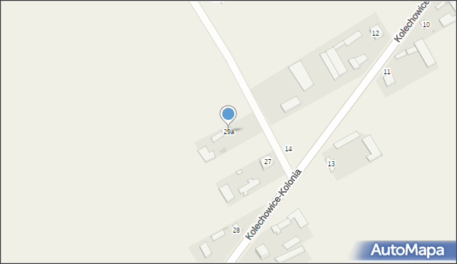 Kolechowice-Kolonia, Kolechowice-Kolonia, 29a, mapa Kolechowice-Kolonia
