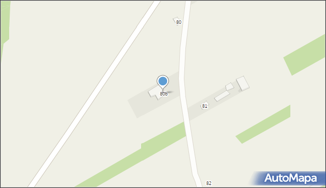 Kolechowice-Kolonia, Kolechowice-Kolonia, 80b, mapa Kolechowice-Kolonia