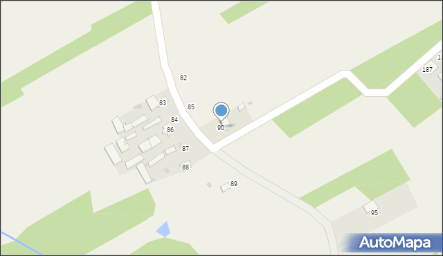 Kolechowice-Kolonia, Kolechowice-Kolonia, 90, mapa Kolechowice-Kolonia