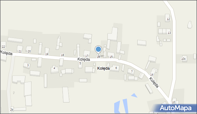 Kolęda, Kolęda, 16, mapa Kolęda