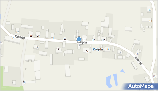 Kolęda, Kolęda, 5, mapa Kolęda
