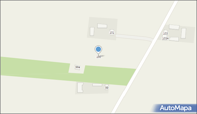 Kolembrody, Kolembrody, 100, mapa Kolembrody