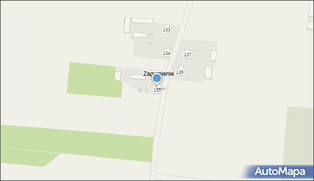 Kolembrody, Kolembrody, 135, mapa Kolembrody