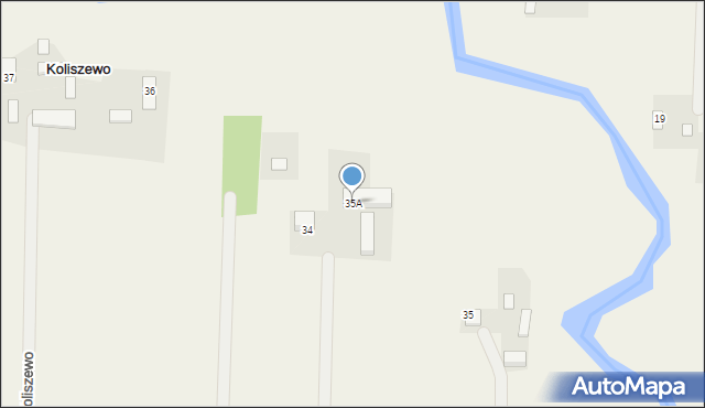 Koliszewo, Koliszewo, 35A, mapa Koliszewo