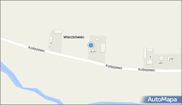 Koliszewo, Koliszewo, 7, mapa Koliszewo
